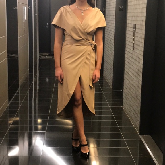 NWT❤️Alice +Olivia Vegan midi dress - Picture 13 of 15